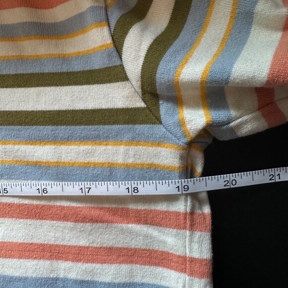 RVCA Womens Striped Crop T-Shirt Multicolor Size M Cotton Blend - Picture 4 of 5